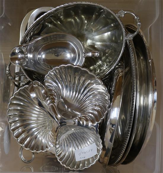 A quantity of plated wares including entree dishes